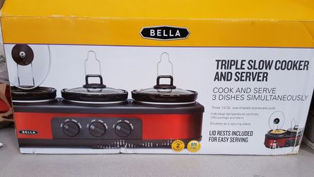 Triple slow cooker