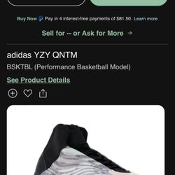 Men's adidas Yeezy Basketball 'Quantum