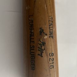 Ken Griffey Game Used Big Red Machine Autographed Bat