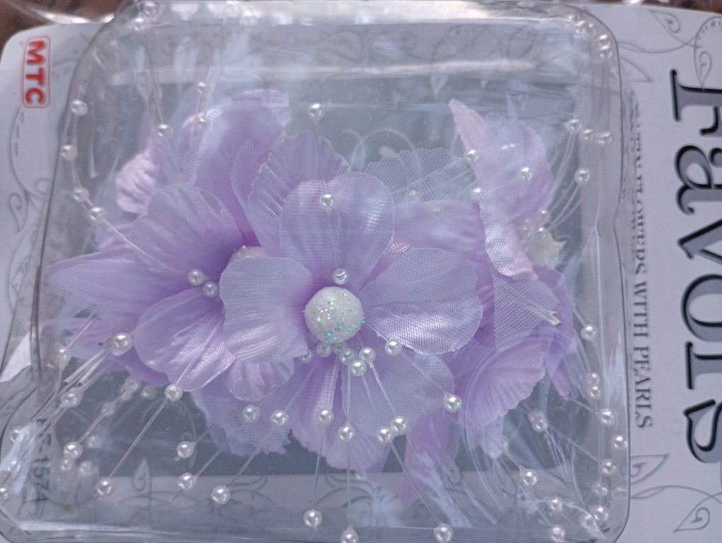 Purple Flower Favors,New