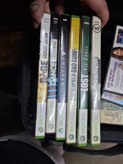Xbox 360 And Nintendo Ds Games With Case
