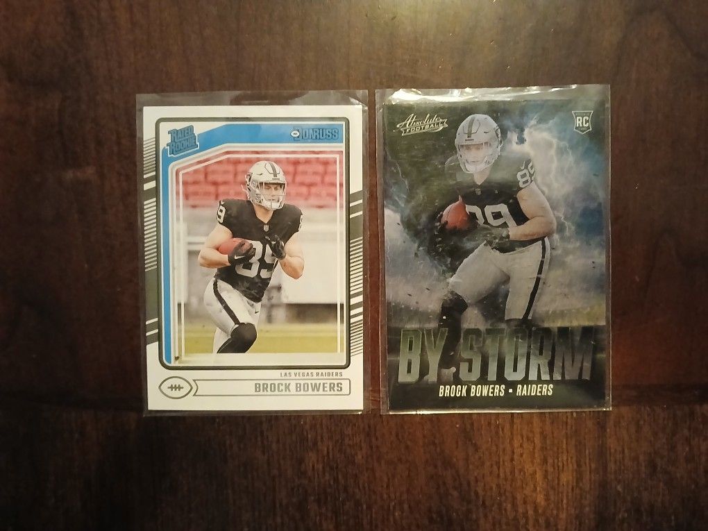 Brock Bowers Rc Football Cards 