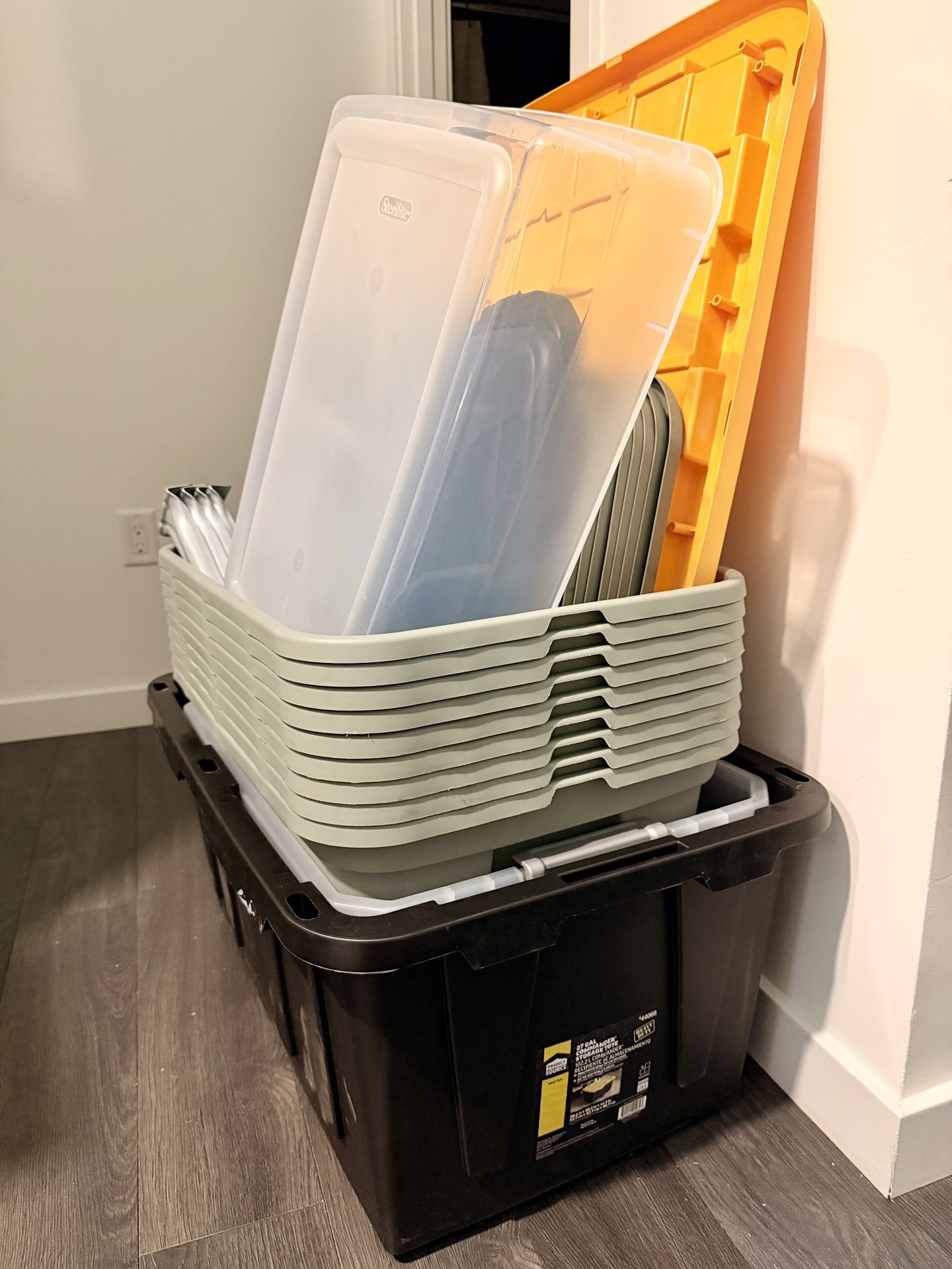 Storage Bins, Moving Boxes