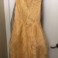 Belle costume size 7+ but i think runs big