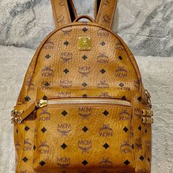 MCM Stark Side Studs Backpack in Visetos (Authentic)