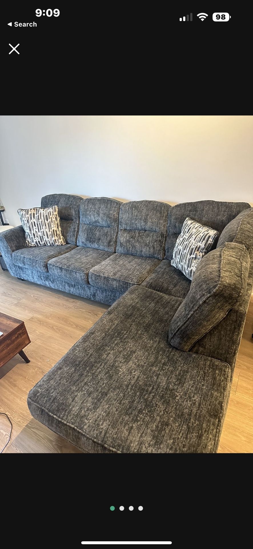 Large Sectional - Light Wear Awesome Deal