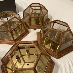 Set Of 4 Light Fixture 