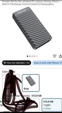 512GB Portable SSD
