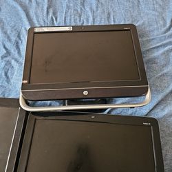 4 HP Pavilion 20 All In One Desktop Computers (Each Sold Separately) 