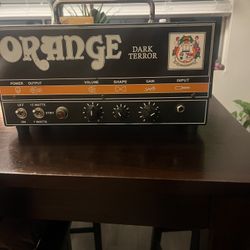 Orange Dark Terror 15/7-watt High-gain Tube Head