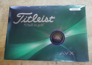 TITLEIST AVX Bright White PGA TOUR GOLF BALL SET (of 12)-FACTORY SEALED NEW . F(contact info removed)8.
