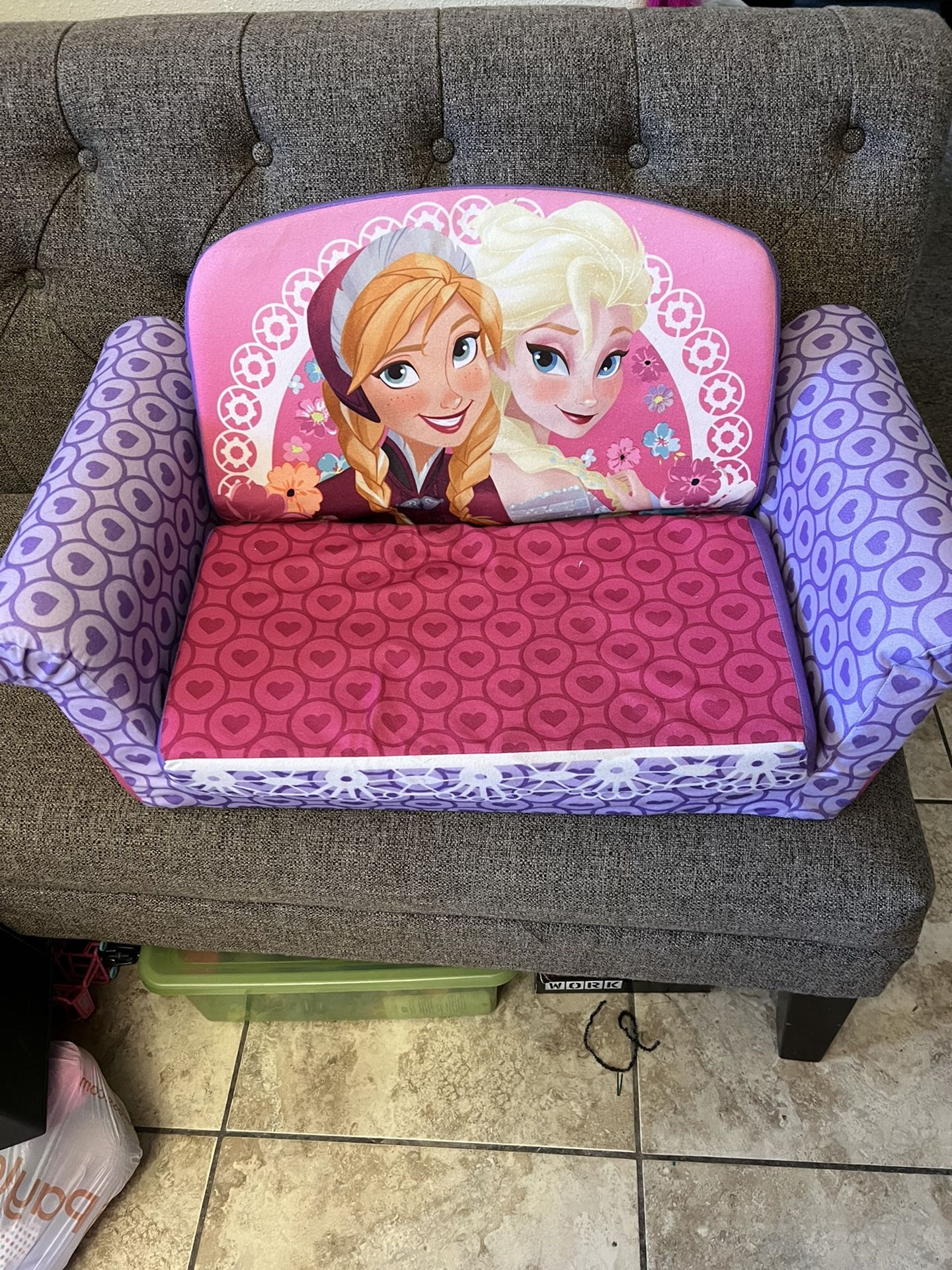 Elsa And Anna Chair And Bed Sleeper