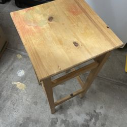 Vintage End Table Stool Side Table