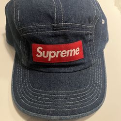 Supreme Denim Camp Cap from SS19 Great Condition