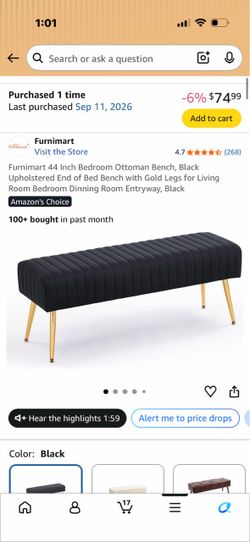 Ottoman bench