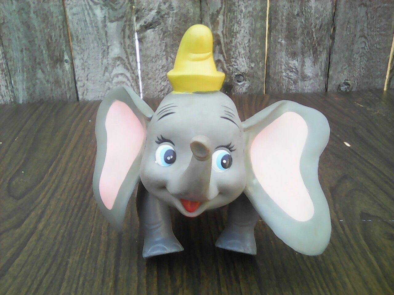 Vintage Walt Disney Dumbo elephant figure toy