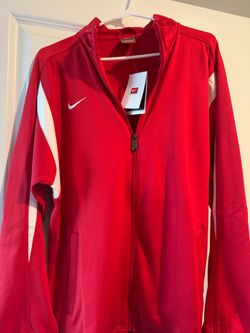 Nike Full-Zip Track Jacket Red White Men’s
