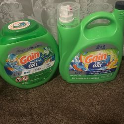 Gain Flings Oxi 76 Pods Gain Liquid Detergent 100 Loads 