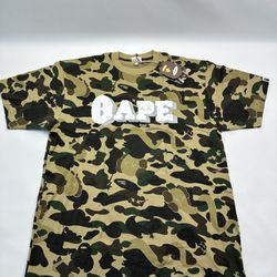 BAPE × KAWS Bendy 1st Camo Tee T Shirt A Bathing Ape NIGO Mens Sz L Streetwear