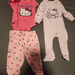 Hello Kitty 3 Months Outfits Both For $10