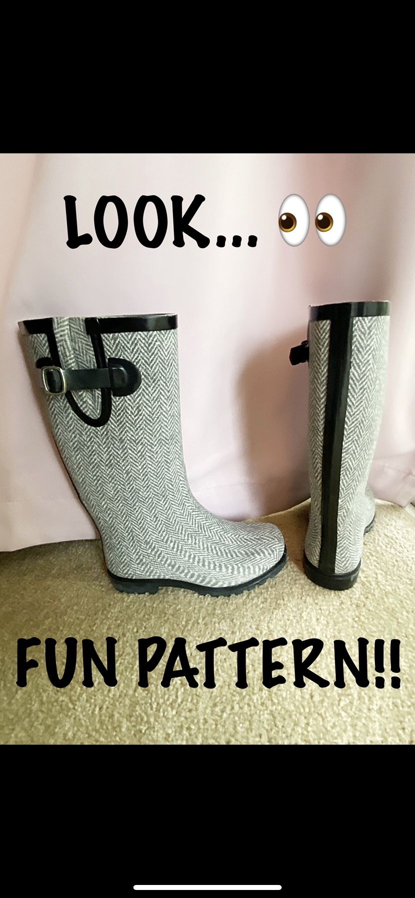 Women’s Tall Rubber Rain Boots