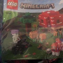 Minecraft mooshroom lego set 