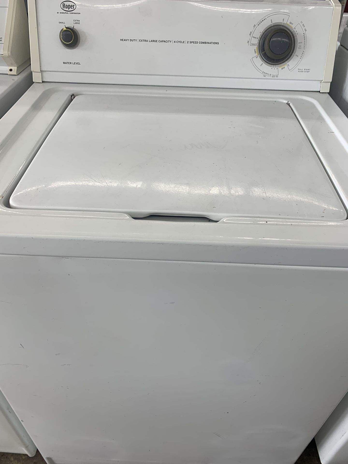 Roper By Whirlpool Heavy Duty Large Tub Washer! 30-day Warranty! Delivery Available Today