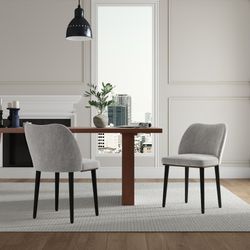 Grey dining chairs set of 4
