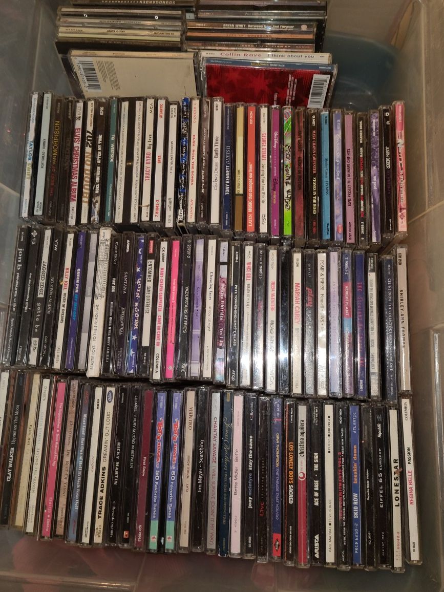 Boxes of cds