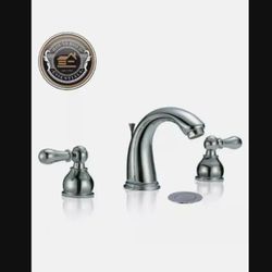 8" Chrome Widespread Bathroom Faucet with Drain...... CHECK OUT MY PAGE FOR MORE ITEMS