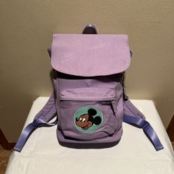 Disney Backpack Mickey And Minnie Mouse Canvas With Tags