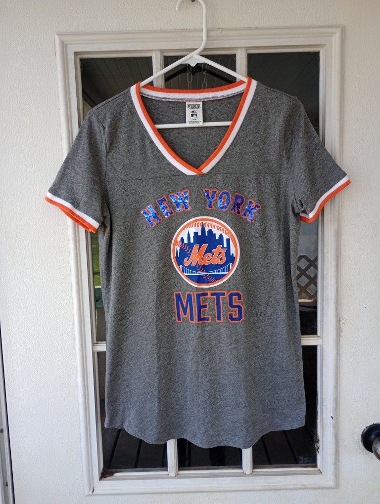 VS Pink New Era New York Mets Women's T-shirt Sz M