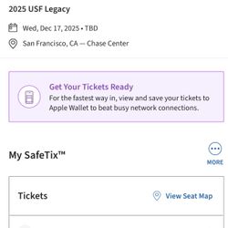 USF Legacy BasketBall 2 Tickets