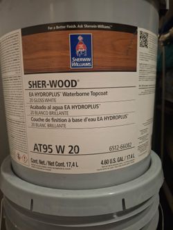 Sherwin Williams  hydro plus gloss white paint
