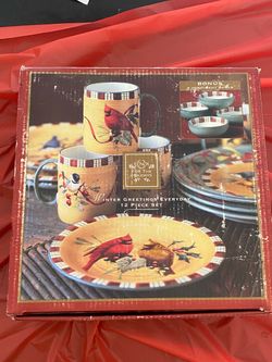 Lenox Winter Greetings Everyday 12-Piece Dinnerware Set