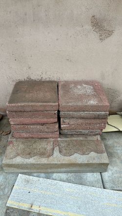 River red stone Square pavers