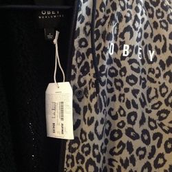OBEY Worldwide Leopard Print Jacket