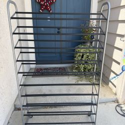 Metal shoe rack 
