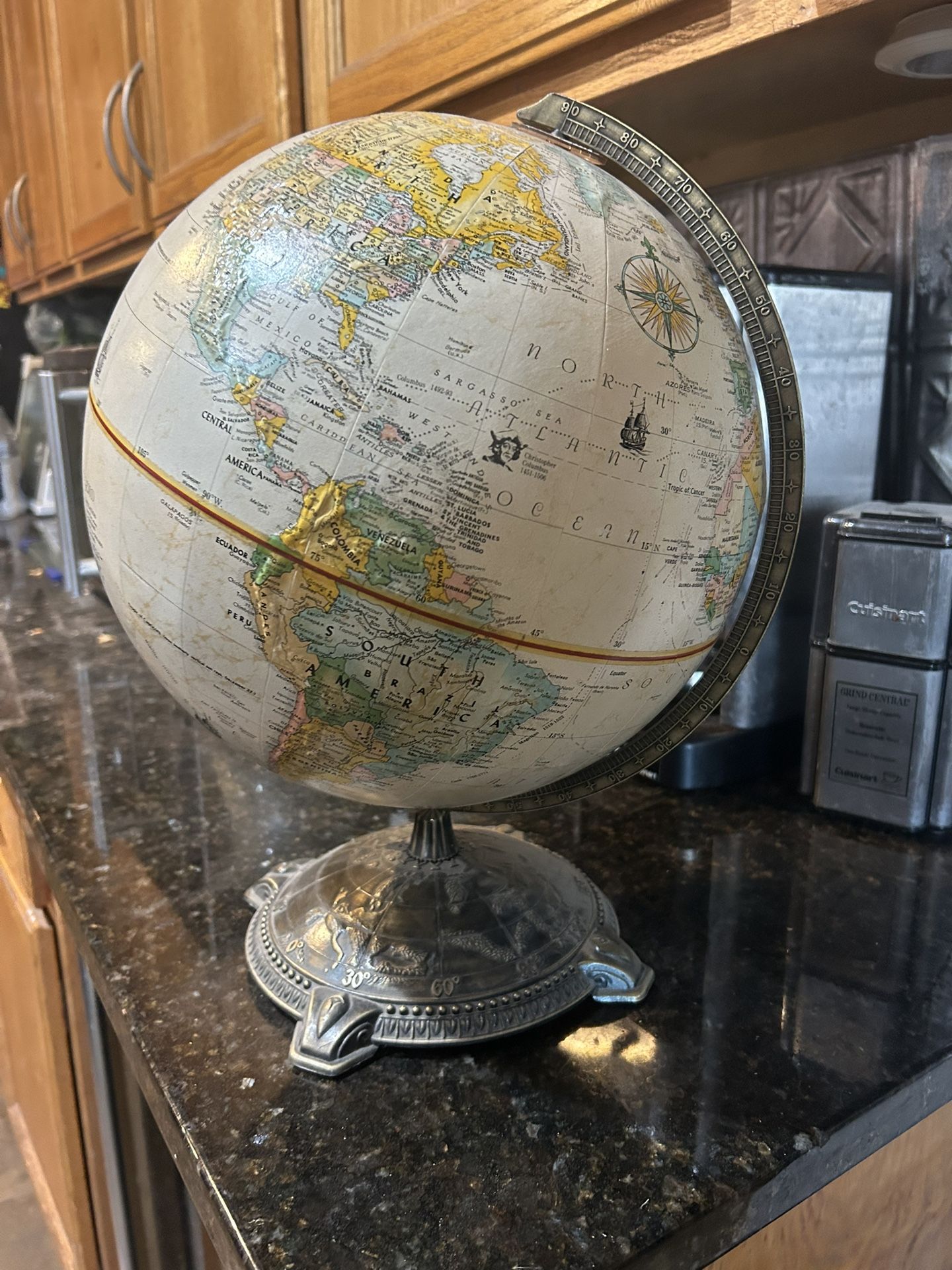 Vintage 12” Globemaster Globe In Good Condition For 40 Or Best Offer