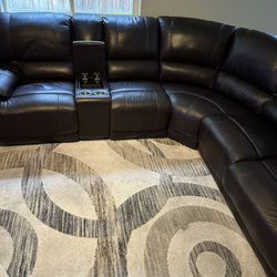 Leather Sectional Couch