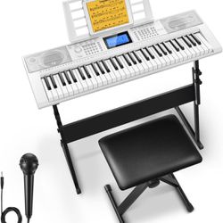 Donner Keyboard Piano 61 Key, Electric Keyboard Kit with 249 Voices, 249 Rhythms