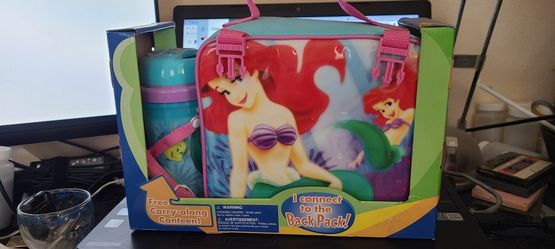 Little Mermaid Lunch Tote With Canteen