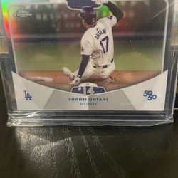 2024 Topps 50/50: Shohei Ohtani Chrome Refractor SB 14