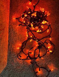 Orange Led String Lights !!
