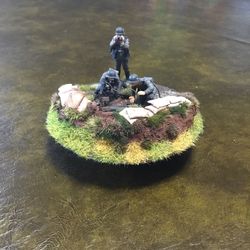 Diorama - German MG-42 Machine Gun Nest