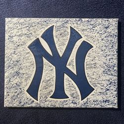 New York Yankees Hand Painted Canvas 8x10
