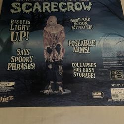 Halloween Scarecrow Prop Electronic