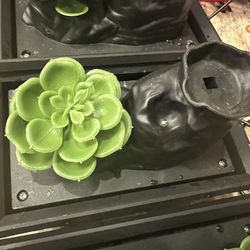 Succulent Fountain w/LED Lights 7.5 inches