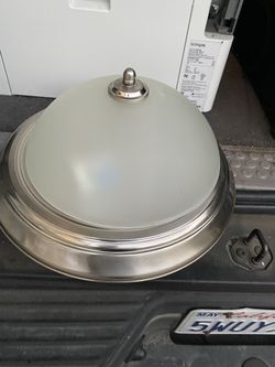 Brushed Nickel Light Fixture