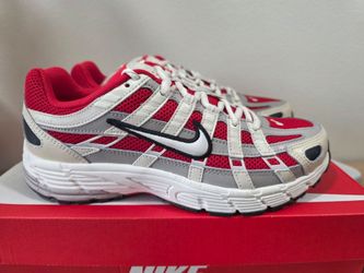 Nike P-6000 Soft Pearl University Red/Metallic Silver- Women's 7.5 - Brand New In Box